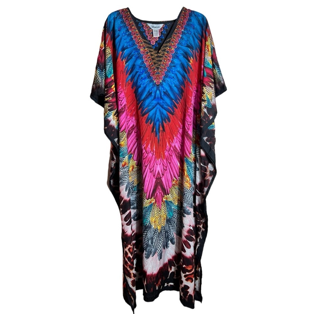 WINLAR Kaftan Caftan Colorful One Size